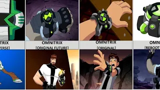 All Omnitrix Appearence.