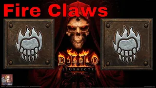 D2R Skills & Abilities - Fire Claws (Druid Shapeshifting)