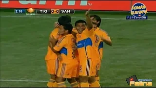 Santos vs Tigres 2-3 RESUMEN Semifinal Super Liga 2009