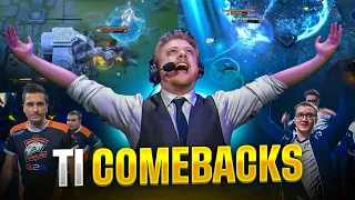 BEST OF TI COMEBACKS IN DOTA 2 HISTORY