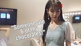 iu and her love for chocolates