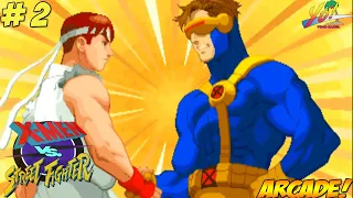 X-Men Vs. Street Fighter! Arcade Part 2 - YoVideogames