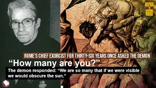 Fr. Gabriele Amorth asked the devil: “Did you create Hell?”  And he replied: “We all cooperated.”