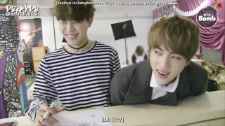 [INDO SUB] [BANGTAN BOMB] Jimin makes a quatrain with Jin & JK