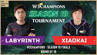 WC3 - W3Champions S10 - Round of 16: [UD] LabyRinth vs. XiaoKai [ORC]