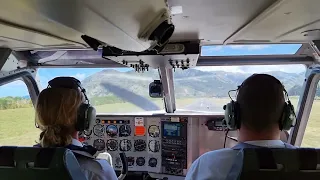 Air Kaikoura Airvan Landing at Kaikoura