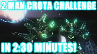 Destiny - 2 Man Crota Challenge in Less Than 3 Minutes