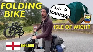 Bikepacking Isle of Wight & Wild Camping - Folding Bike Touring England Ep1