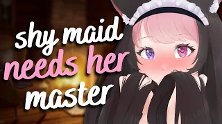 your shy maid confesses her feelings 💕 (F4M) [master] [reverse comfort] [cuddling] [asmr roleplay]