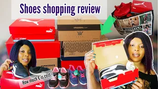 shoes shopping reviews (how much it cost
