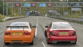 Forza Horizon 4 Drag Race - BMW M3 GTS vs Mercedes C63 AMG Black Series