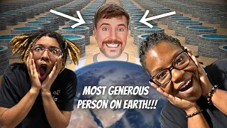 WHO ELSE IS DOING THIS!!! AyItsUsFamily Reacts To Mr.Beast "I Built 100 Wells In Africa" 🌍