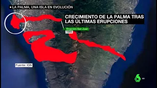 Así ha cambiado la orografía de La Palma tras ocho erupciones en los últimos 500 años