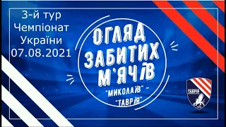 Огляд забитих м'ячів "Миколаїв" - "Таврія" Сімферополь (2:2)