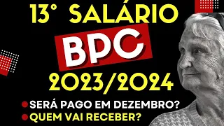 🔨LULA bate martelo sobre pagamento do 13° SALÁRIO para beneficiários do BPC: SERÁ PAGO em DEZEMBRO?