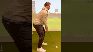 Luka Doncic challenges JJ Redick on the golf sim 🤣