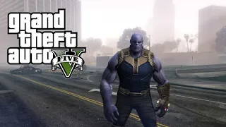 GTA 5 - THANOS MOD GAMEPLAY! (GTA 5 Mods)