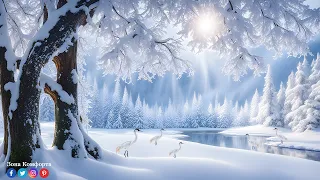 RESTORATION OF THE NERVOUS SYSTEM! Beautiful melody to tears! WINTER SNOW. LOVE. Snow was falling