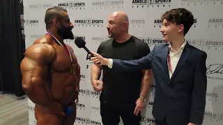 Flex Wendel with your 2024 Arnold Classic Champion @HadiChoopanOfficial