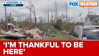 'I'm Thankful To Be Here': Florida Woman's Home Destroyed By Hosford Tornado