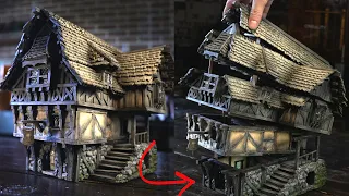 I Built a Miniature TABLETOP TAVERN!🍻 | D&D Terrain