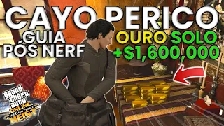 COMO FAZER O GOLPE DE CAYO PERICO E PEGAR OURO SOLO + DESAFIO DE ELITE - GUIA COMPLETO GTA 5 ONLINE