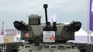 БТР-82АТ с новым боевым модулем "Баллиста" . Армия-2020.