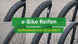 Optimaler Luftdruck für e-Bike Reifen?