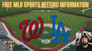 Washington Nationals VS Los Angeles Dodgers 5/24/22 FREE MLB Sports betting info & predictions