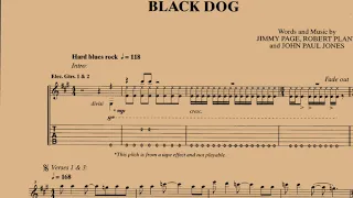 Black Dog - Led Zeppelin | Guitar Lesson | With Tab | Guitar Songbook