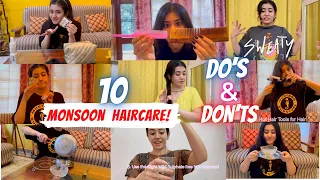 10 Monsoon Hair Care Habits that work wonders |Do’s & Don’ts for Healthy Hair #haircare #monsoon