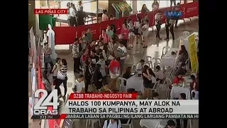 24 Oras: Halos 100 kumpanya, may alok na trabaho sa Pilipinas at abroad