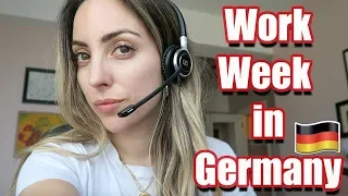 WORK WEEK IN BERLIN | Work Week in my Life in Germany!