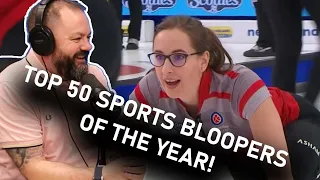 Top 50 Sports Bloopers of the Year REACTION | OFFICE BLOKES REACT!!