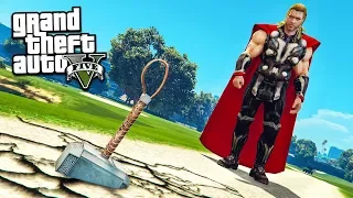 ТОР: РАГНАРЁК ИЩЕТ ХАЛКА В ГТА 5 МОДЫ! ОБЗОР МОДА В GTA 5 веселая видео игра как мультик для детей