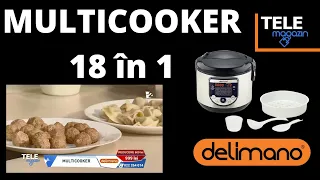 Multicooker-ul Delimano 18 în 1 face totul în locul vostru!