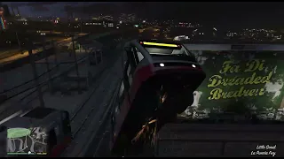 Grand Theft Auto V Funny Tram Glitch