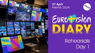 Eurovision Diary: Rehearsals Day 1 | EscElAlvaro