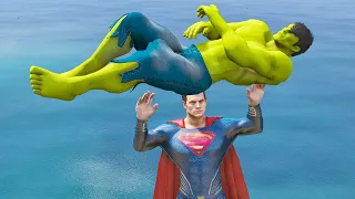 SUPERMAN VS HULK EPIC FIGHT-PART #1 ANIMATION (FULL VERSION)