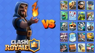 WIZARD vs ALL CARDS | Clash Royale - Royal OVS