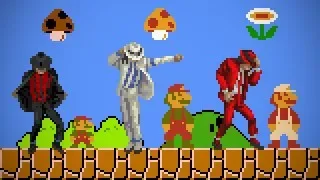 Michael Jackson in Super Mario Bros 1 (Sonic Boll)