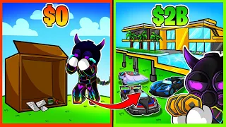 Mega Mansion Tycoon $1 VS $2,000,000,000 House! (Poor To Rich)