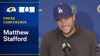 Matthew Stafford Talks About Win Against The Colts & Finding Puka Nacua For The Game-Winning TD