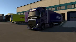 Euro Truck Simulator - DRZYZGA TRANSPORT - VOLVO FH16 - Olysztin(PL) to Gdansk(PL)
