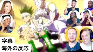 【HUNTER×HUNTER 】3人で受け止めろ！【海外の反応】【reaction】【日本語字幕】【mashup】【ゴンさん】【癖になってんだ】【ヒソカ】【RT TV】【Kimuchi&Tofu】