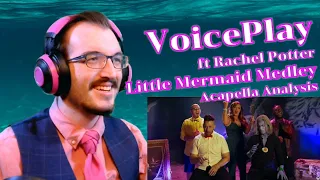 Revisiting this was SO FUN | Little Mermaid Medley - Voiceplay ft Rachel Potter | Acapella Analysis