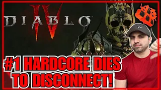 Diablo 4 Hardcore 1st Level 100 Dies To Disconnect... BRUTAL Video!