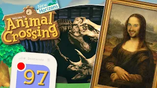 ANIMAL CROSSING: NEW HORIZONS 🏝️ #97: Tour durch vollständiges Fossilien- und Kunstabteil