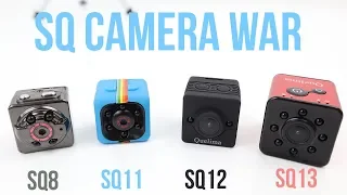 SQ13 Camera vs SQ12 vs SQ11 vs SQ8 Mini Cameras