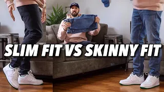 SLIM FIT DENIM VS SKINNY JEANS - WHICH IS BETTER? MEN'S FASHION TIPS